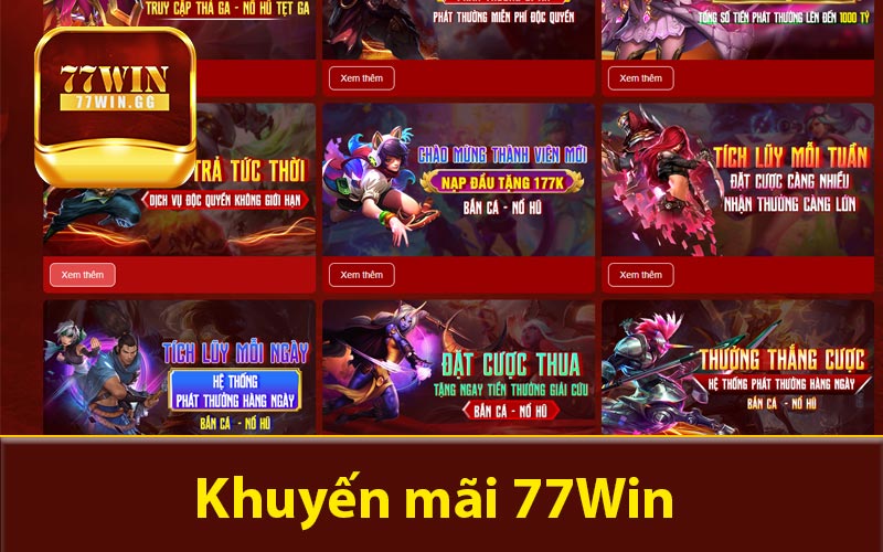 Khuyến mãi 77Win